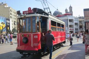 They have trolley cars here, just like San Francisco.