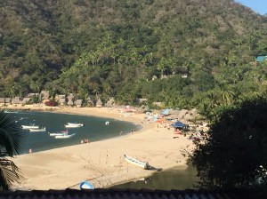 Here is the beach at Yelapa.