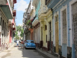 A street in Havana.