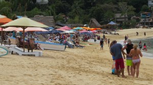 Normal day at the beach.